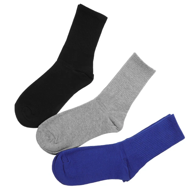 3 paia di calzini alti da uomo calzini casual calze da corsa traspiranti