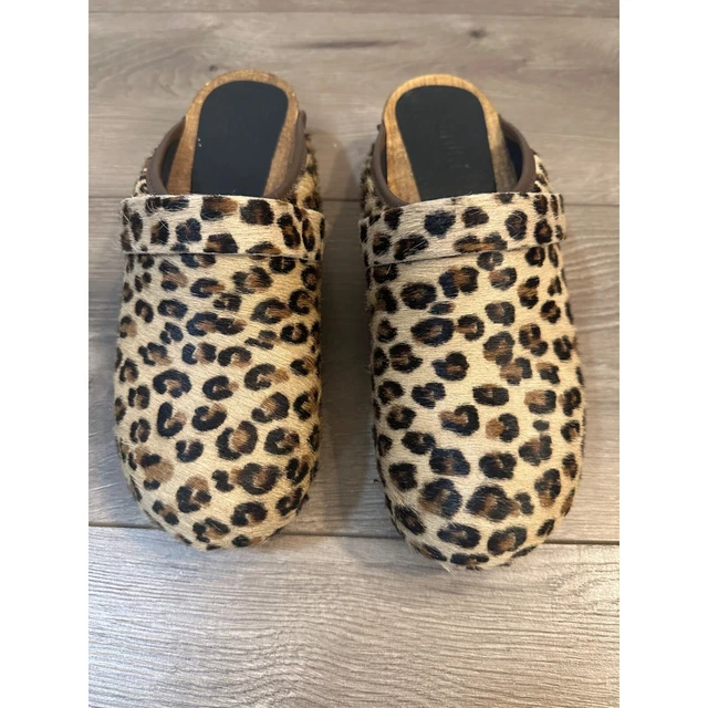 SANITA CAROLINE CLOGS Leopard