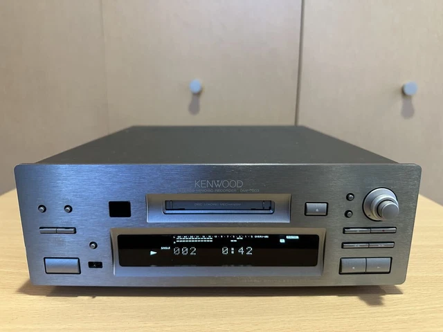 KENWOOD DMF-7003 MINIDISC MD Recorder Deck Tested Working Made in