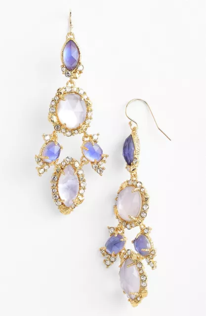 Womens Alexis Bittar 'Elements' Chandelier Gold Plated Mother Of Pearl Earrings