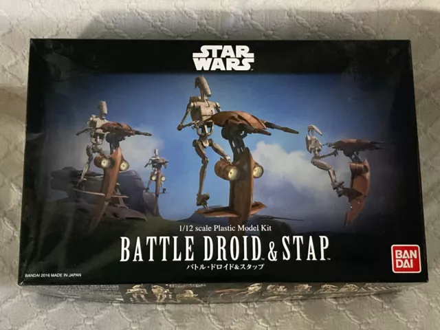 NEU Bandai 1/12 Battle Droid STAP Modellbausatz