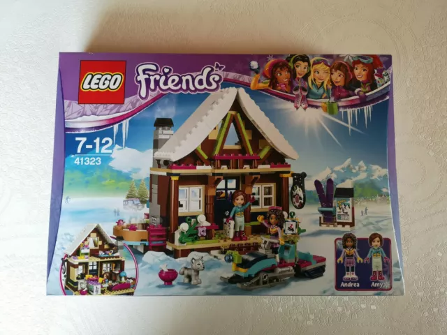 Lego Friends 41323 Le chalet de la station de ski,Andréa, Boite neuve ,Scellée