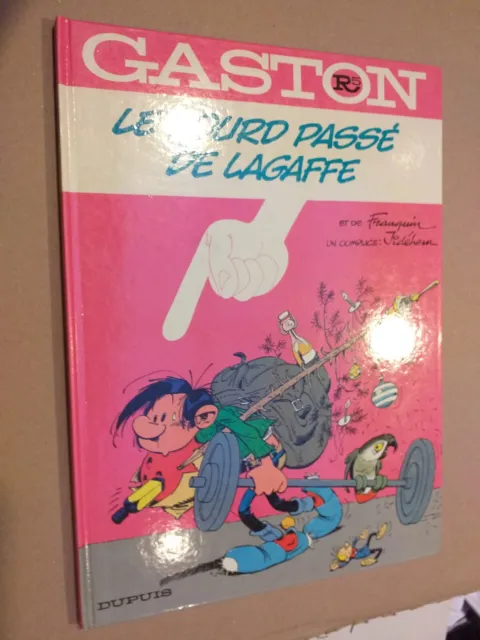 Gaston R5  Le lourd passé de Lagaffe première édition 1986 TBE Franquin