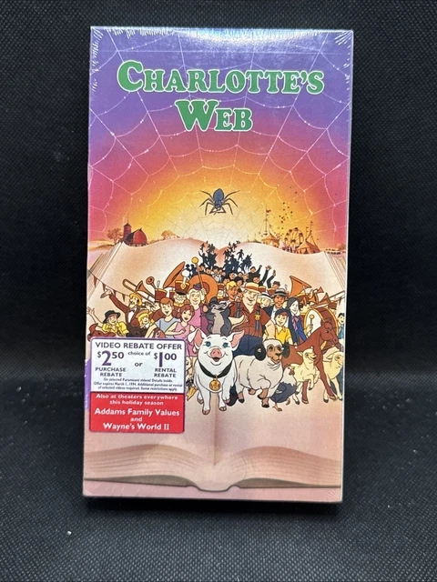 CHARLOTTE'S WEB VHS 1993 Sealed Promo Mcdonald's Watermark 1993 NEW £7.