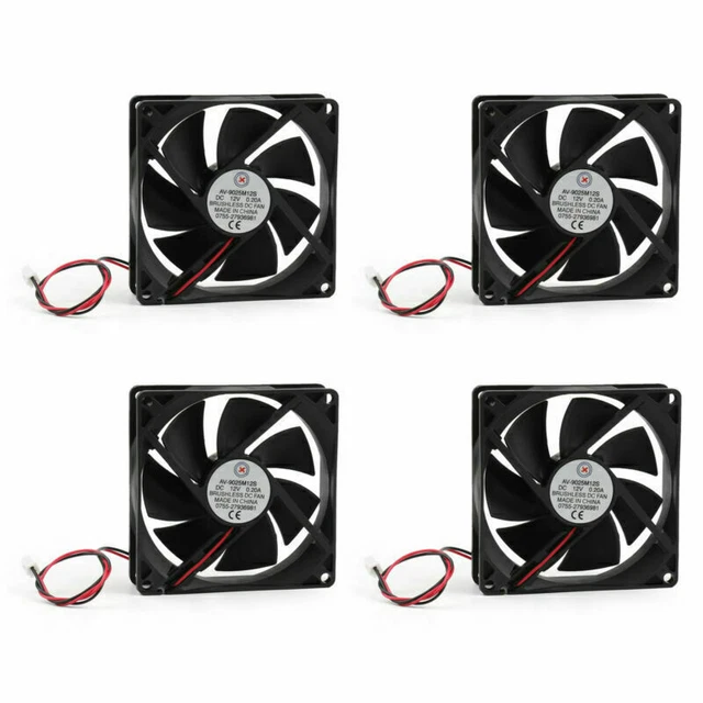 DC Brushless Cooling Fan 12V 0.2A 9025S 90x90x25mm 2 Pin CPU Computer Fan AUS 3