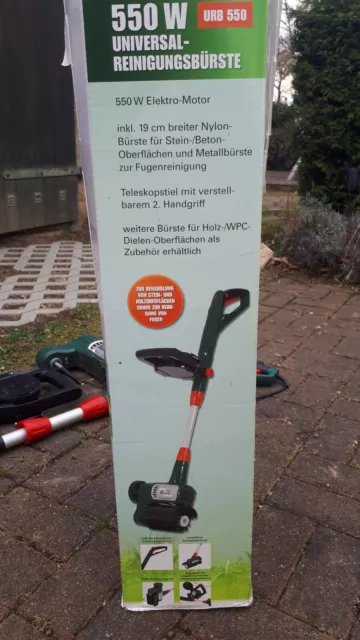 Mr. Gardener Universal-Reinigungsbürste 550 Watt Elektro Motor