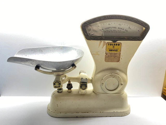 Dayton The Computing Scale Co  1 1/4 lb Candy Ohio Working Style Mod 166 Toledo