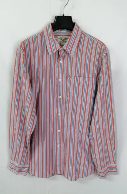 RALPH LAUREN JEANS COMPANY Camicia a RIGHE Shirt Hemd Chemise Tg L Uomo