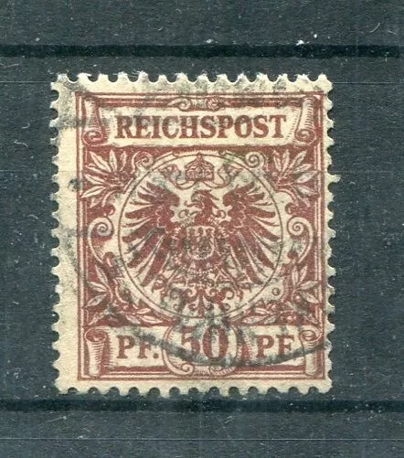 7946) DT. KOLONIEN / SAMOA 1886 - Mi.Nr. V 5 gestempelt - APIA Vorläufer