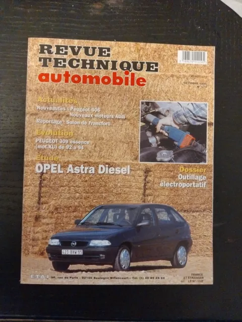 Revue technique Opel Astra 1.7 D 1.7 TD Rta Opel Astra diesel