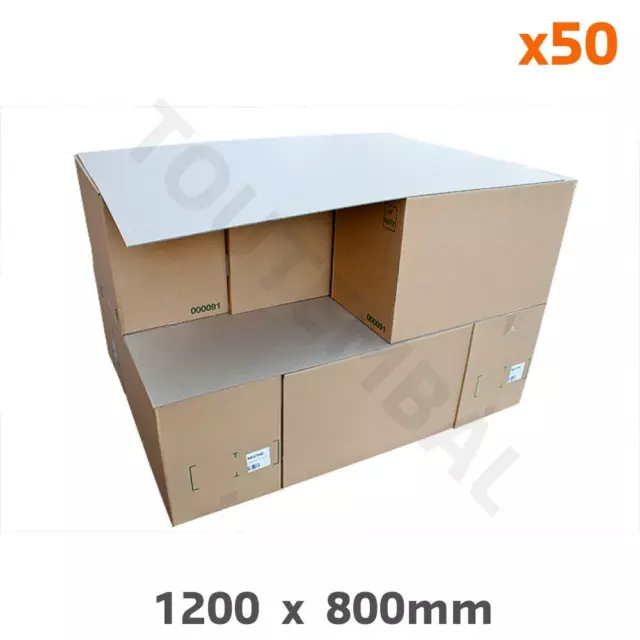 Plaque carton intercalaire palette 1200 x 800 mm (par 50)