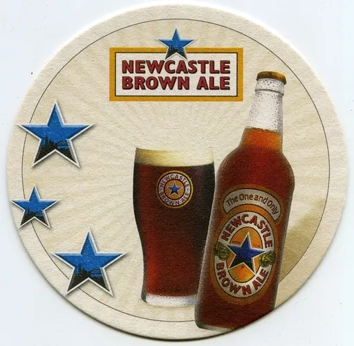 20 Stück Bierdeckel Newcastle Brown Ale England Bar Theke Tresen Party beermat 4 2