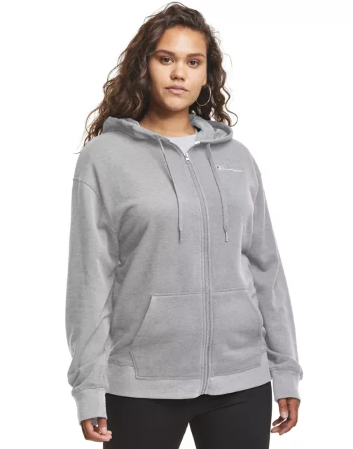 Champion Women's Size 3X Plus Oxford Gray Campus French Terry  Hoodie