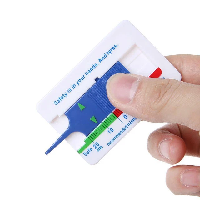 Car Tester Gauge Meter Measurer Tool Digital Tyre Wheel Tire Tread Depth Caliper