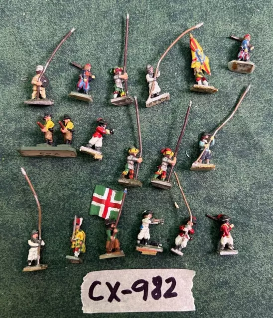 15mm Well Painted Misc. English Civil War Infantry Lot CX-982