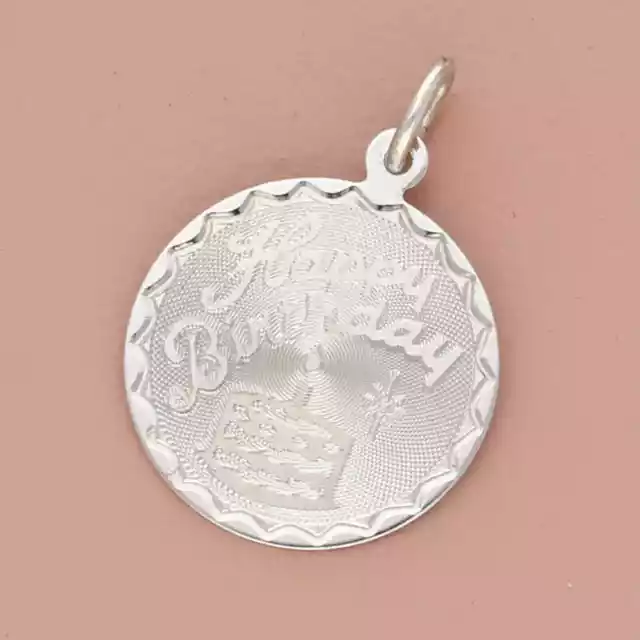 sterling silver vintage happy birthday cake disc charm