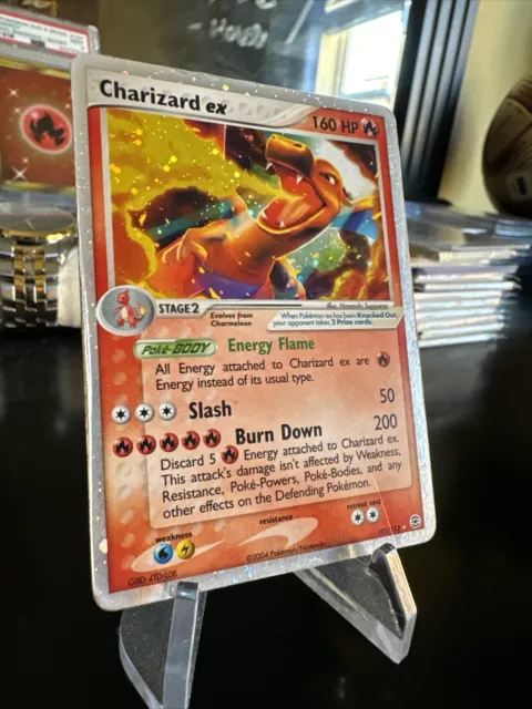 2004 Charizard Ex 105/112 Fire Red Leaf Green