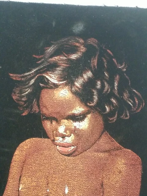 1960S MARTINUS AUSTRALIAN Aboriginal Indigenous Crying Child Velvet Oil ...