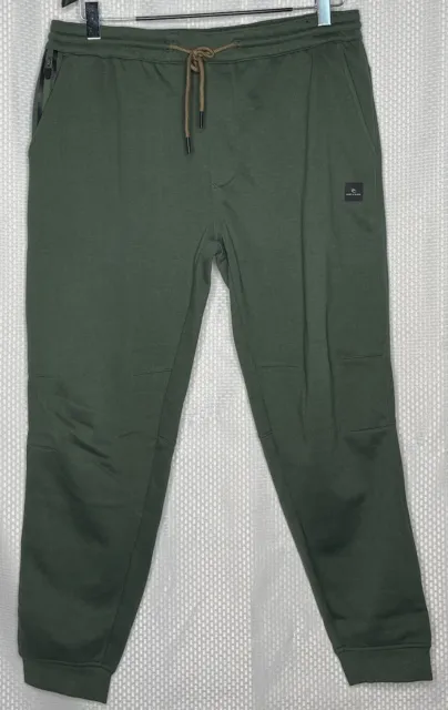 Rip Curl Anti Series Men's Jogger Pants Drawstring Waist Green Size Xl