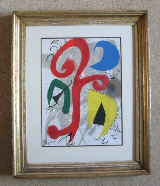 Joan Miro - Jardin au clair de Lune - Original Farblithographie