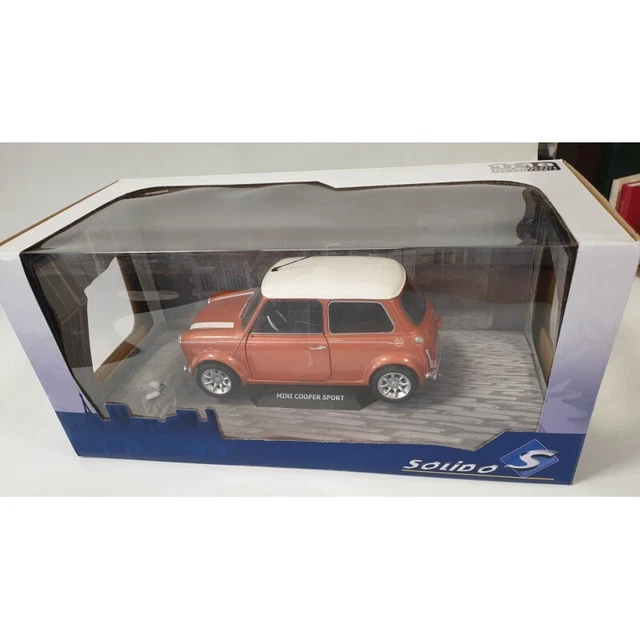 MINI Cooper Sport 1997 Orange SOLIDO 1/18 BOITE NEUF
