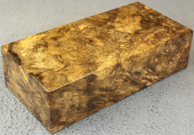 Sindora Burl Blank: ¡2 3/16"" X 4"" X 8"" Hermosas Figuras De Mármol! (Sdb060)