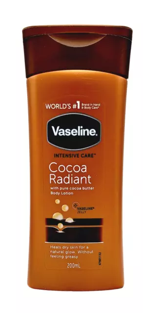 Vaseline Intensive Care Cocoa Radiant Lotion 200ml VERSAND KOSTENLOS