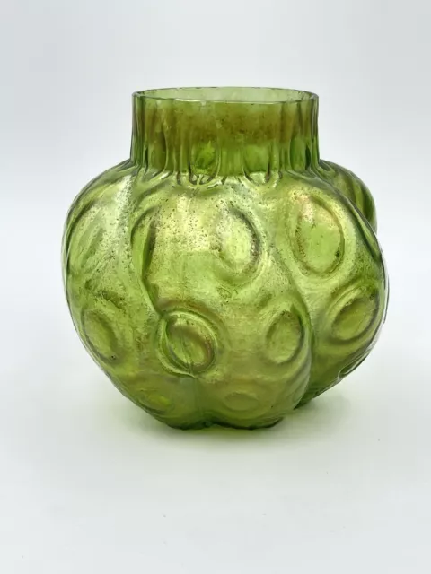 Loetz Vase En Verre Irisé 1900