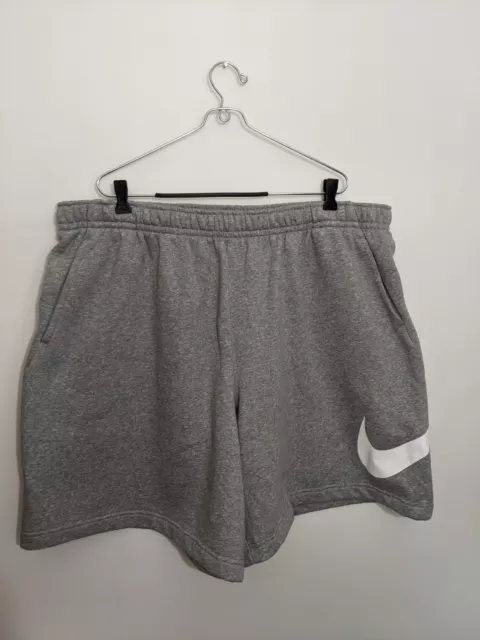 Nike Sportswear Fleece Club Graphic Shorts Men's Size 4XL Gray  BV2721 063 New