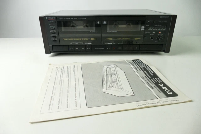 Lot De 2 Courroies HiFi Pour Platine Cassette HITACHI D-35S – Suprême Qualité