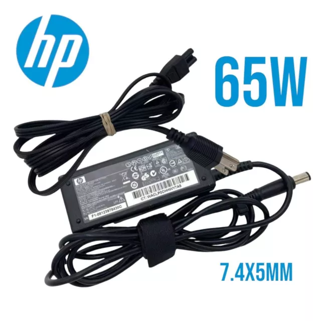 Genuine 65W HP Laptop Charger AC Power Adapter Probook 430 440 445 450 455 470