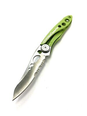 Leatherman Skeletool Pocket Knife w/ Bottle Opener, Green 832384