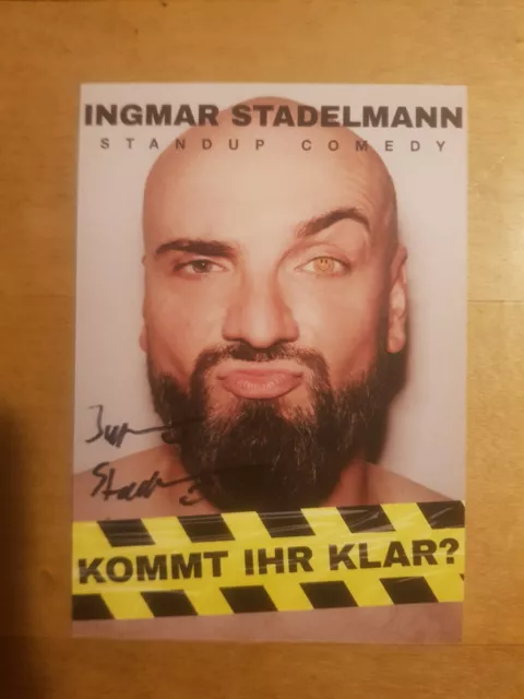 *Neu* Autogrammkarte von Ingmar Stadelmann