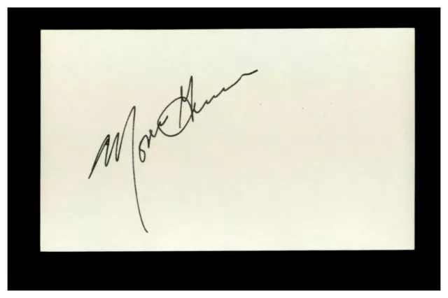 Moses Gunn (D.1993) - Actor Vintage Signed 3x5 Index Card