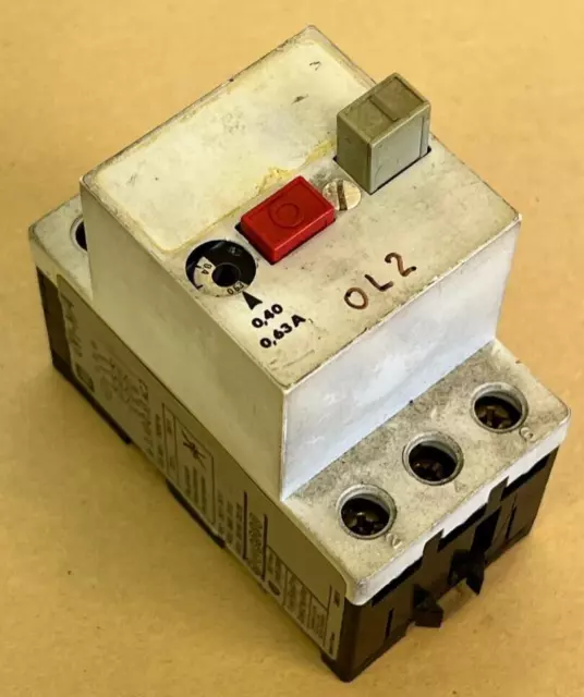 Telemecanique Motor Starter Gv1-M04 0.40-0.63A