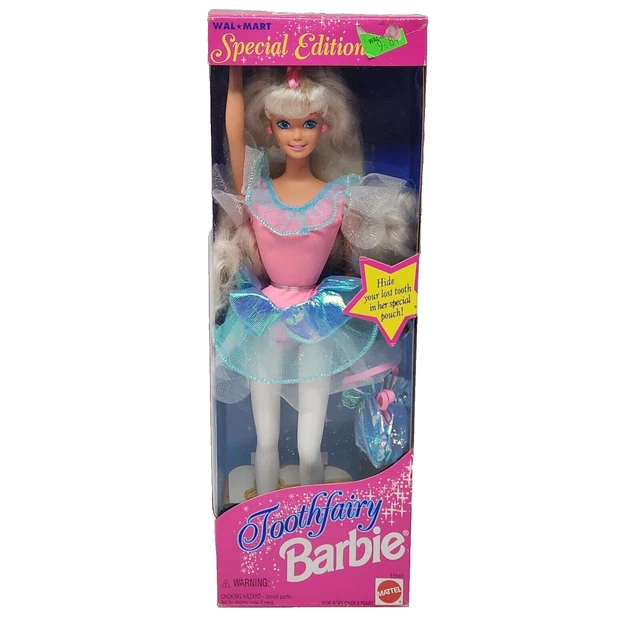 VINTAGE 1994 BARBIE Doll Mattel Toothfairy Wal Mart New In Box