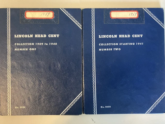 Lincoln Head Cent Collection Starting 1909-1940 & 1941 Number Two (Partial)