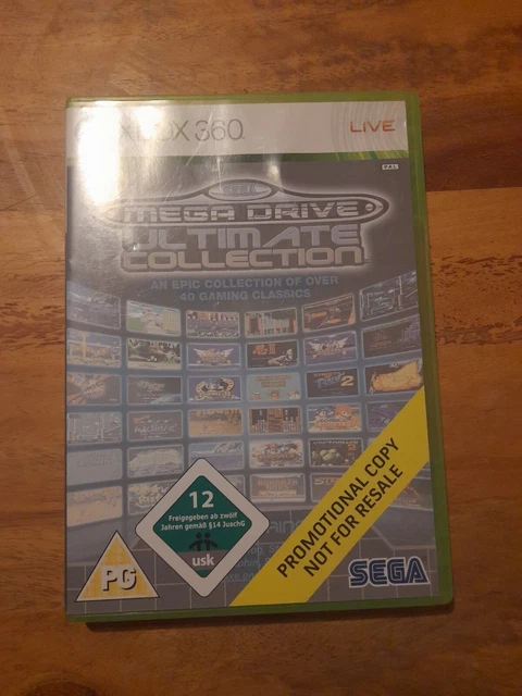 Mega Dive Sega Ultimate Collection Xbox 360 Game promotional copy