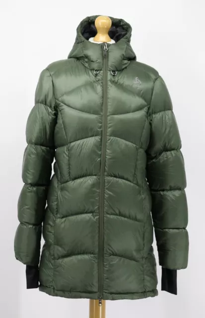 Odlo Cocoon S Womens Green Ivy Parka Jacket M Rrp £265 Mc