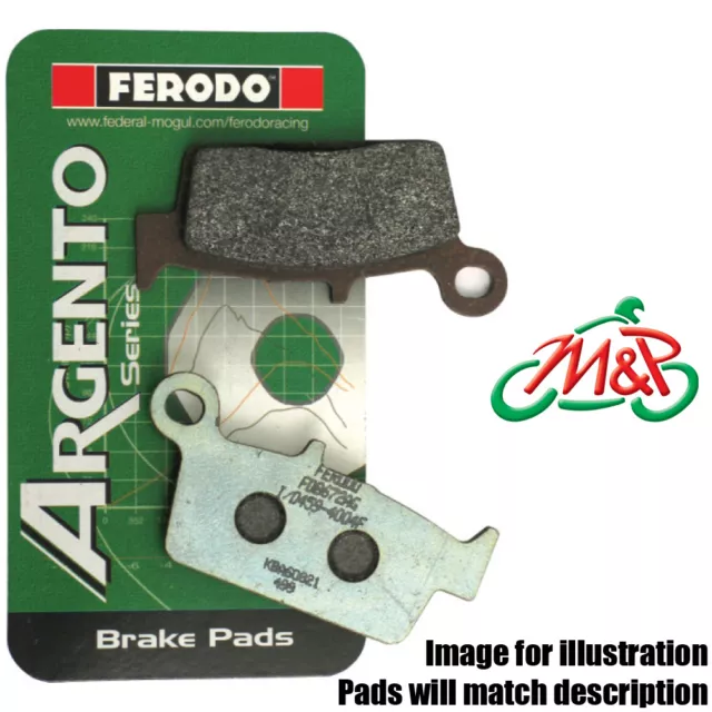 Gilera RUNNER 125 FX - SP 2000 Ferodo Organic Rear Disc Brake Pads