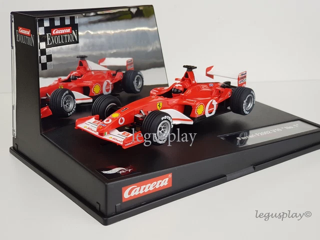 Slot Scalextric Carrera 25706 Evolution Ferrari F2002 V10 No1