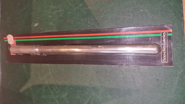 Ancienne Pompe à Vélo ZEFAL SOLIBLOC 49 Cm - Bleue - Pour Pièces / Ne Fonctionne Pas