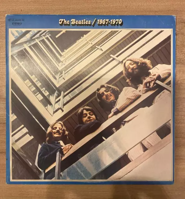 1 Disque Vinyle Des Beatles , Double 33 Tours,Bleu 1967-1970, Tres Bon Etat,