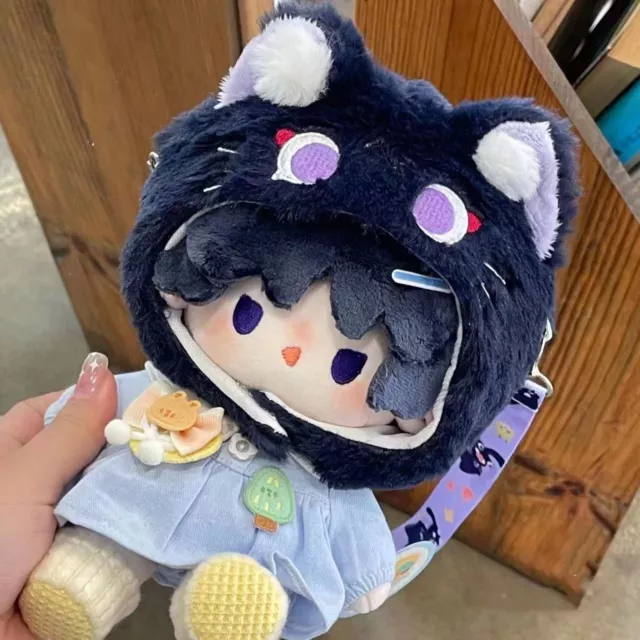 Genshin Impact Alhaitham Doll W/Clothes Cute Cat Hat Cotto Toy 20 cm Gift