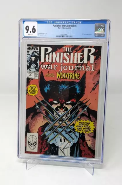 The Punisher War Journal #6 CGC 9.6 Marvel Comics 1989