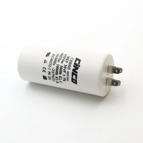CONDENSATORI MONOFASE  50uF 450V PER L'AVVIAMENTO E MARCIA MOTORI