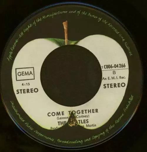 The Beatles Something / Come Together 7" Single Vinyl Schallplatte 75861 3