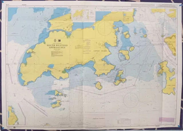 Admiralty 4410 Philippine Islands And Taiwan LUZON STRAIT Vintage Map Ship Chart