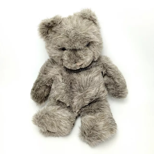 Vintage GUND Collectors Classics 20" Grey Bear Plush 1985 Sterling Large Fluffy