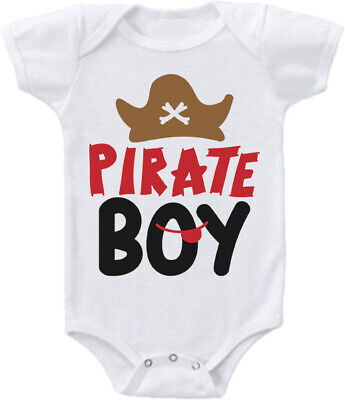 Bambini Tutina per Neonato Pirate Boy Carino Pirati Pagliaccetto